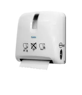 Distributeur essuie-mains blanc 37x25x34 cm