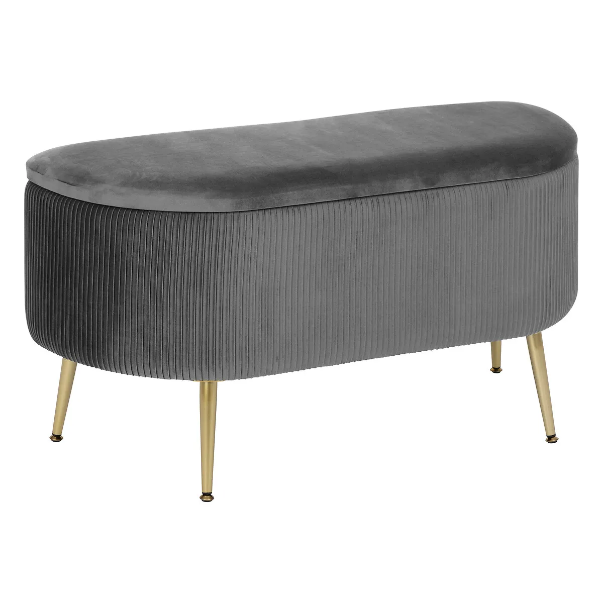 Banc coffre velours "Solaro"