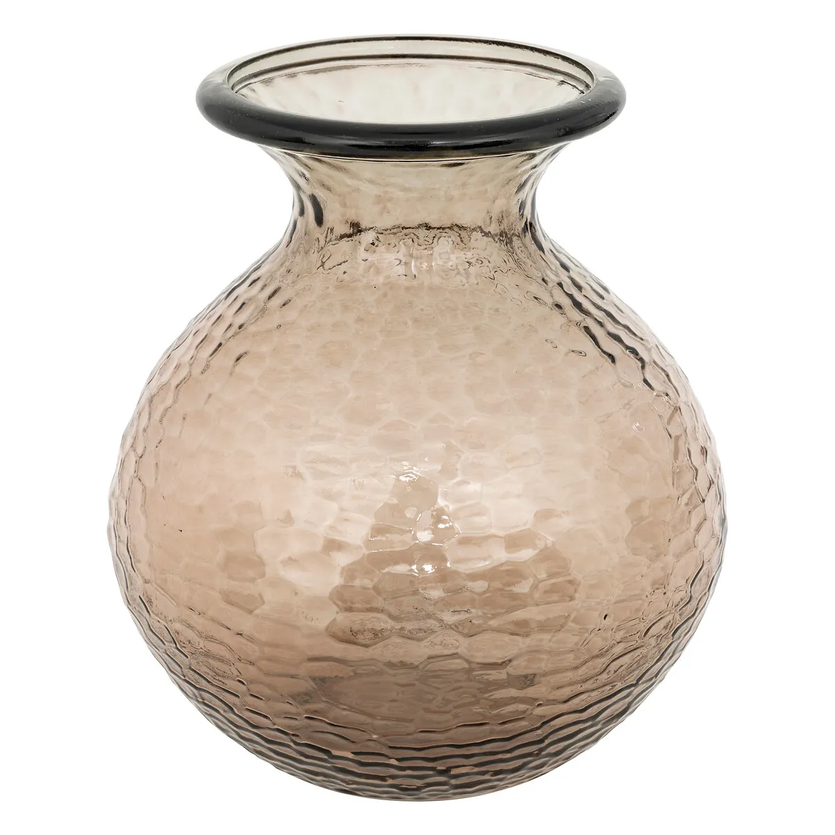 Vase verre martelé "Alric"