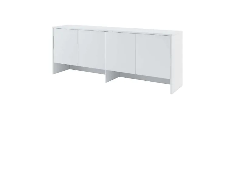 Surmeuble CONCEPTION PRO 4 portes (hauteur 80 cm) blanc mat