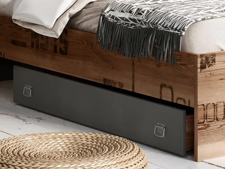 Tiroir FANJO épicéa alpin/acier