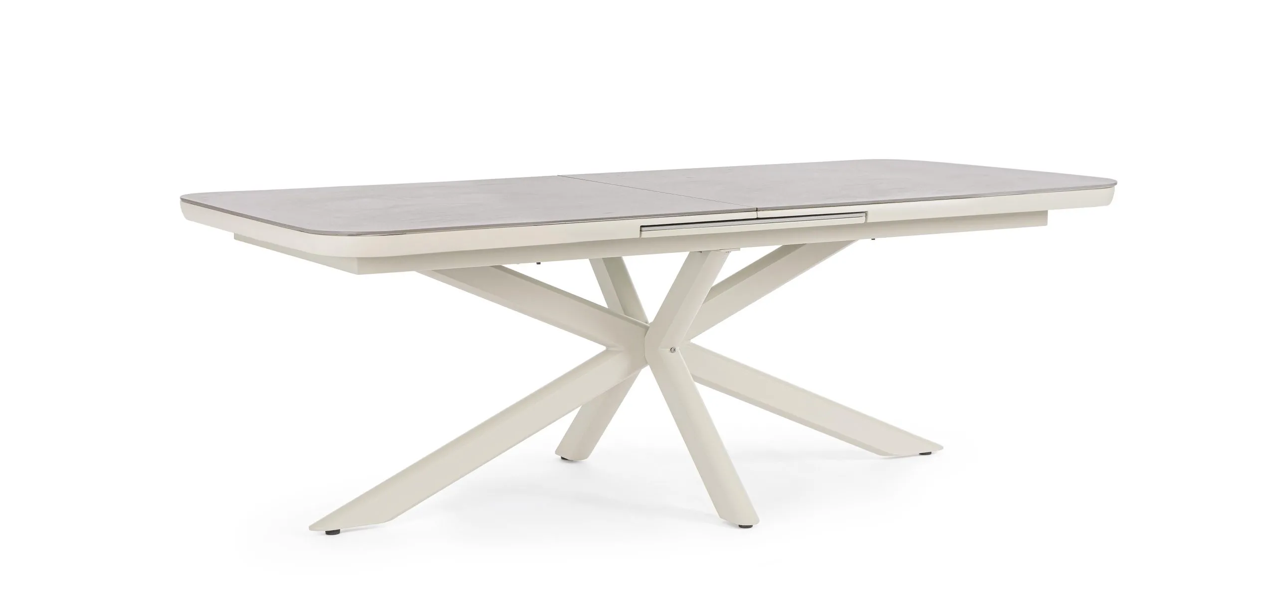 Bizzotto Pascal Extendable Table 100 x 200 x 260 Cm White Pelican