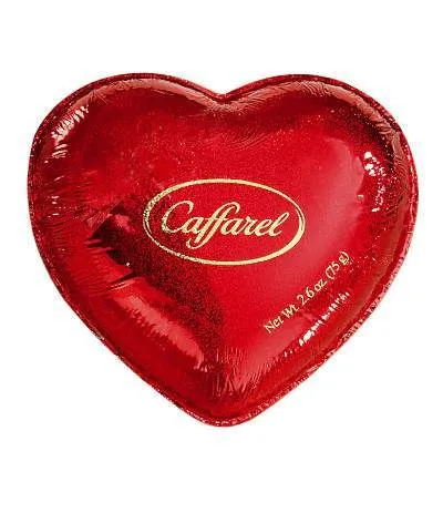 Caffarel Cuore Cavo Small Milk Chocolate 75 Gr with Surprise