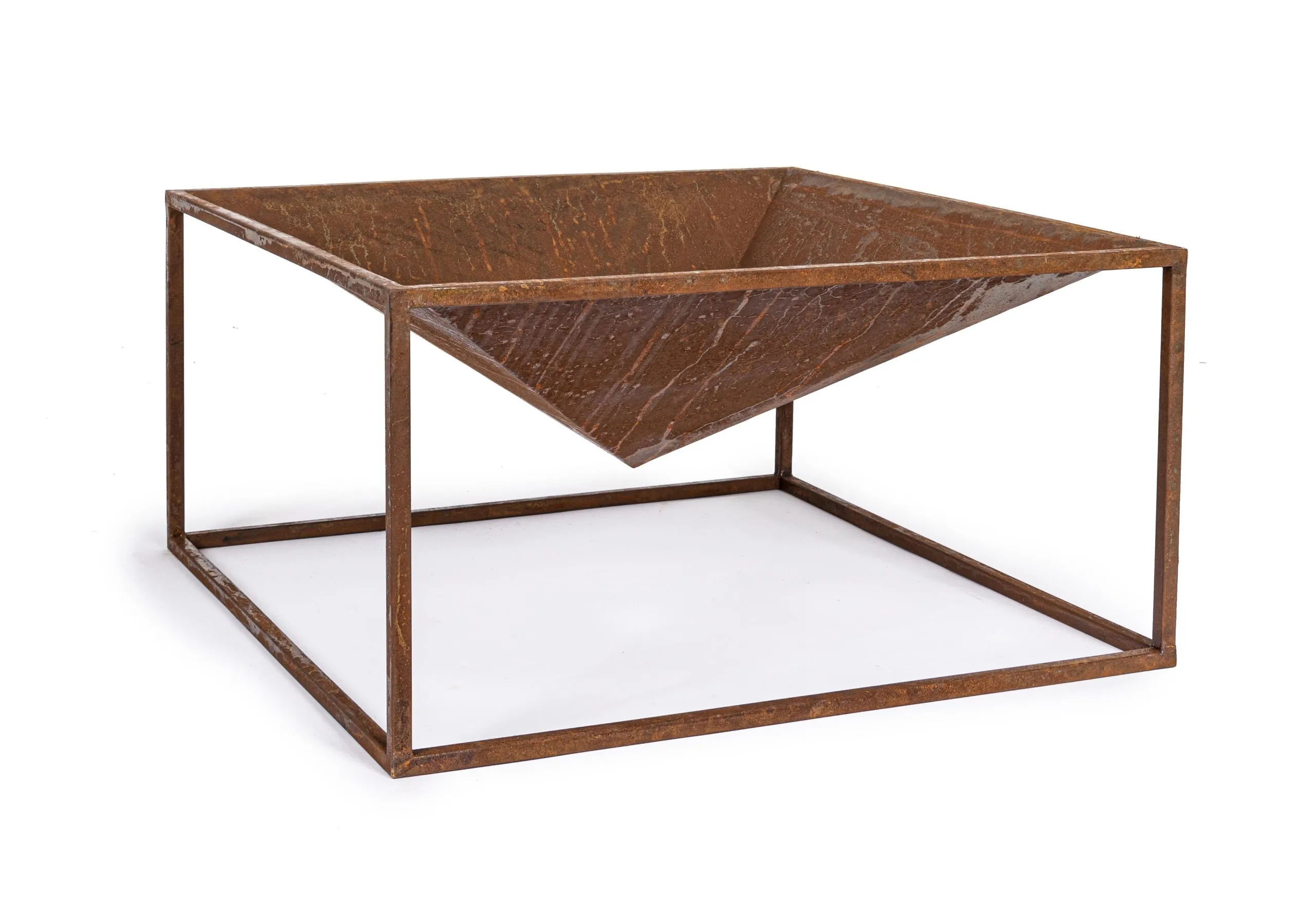 Bizzotto Illinois Brazier H 31 Cm L 60 Cm L 60 Cm Rust Effect