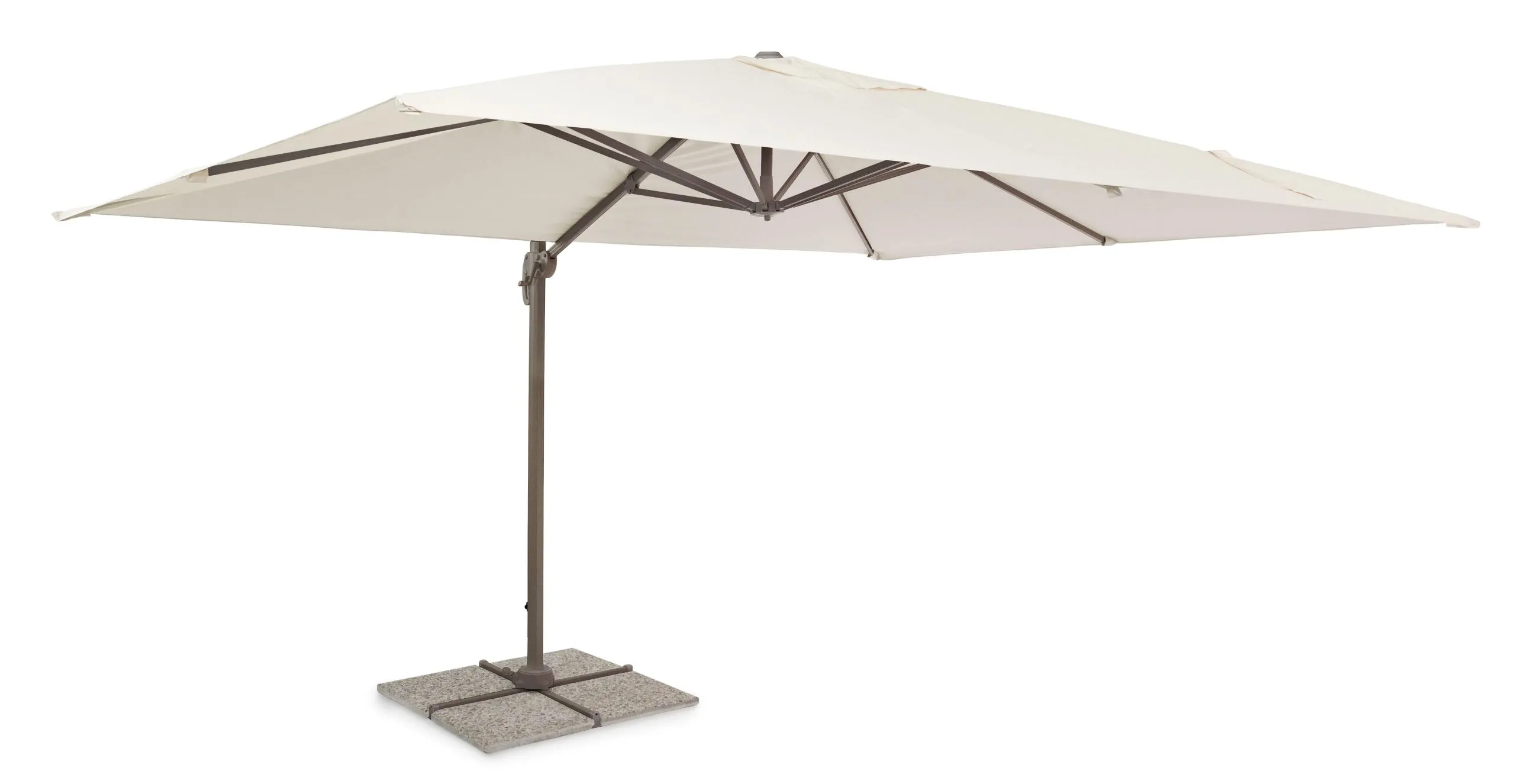 Bizzotto Dallas 3 x 4 Mt Natural Beige Arm Umbrella