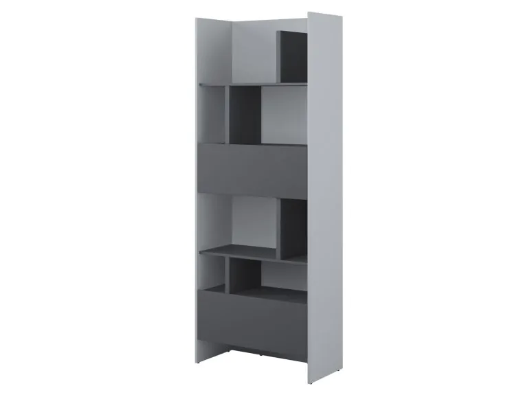 Armoire bureau CONCEPTION PRO 1 porte 1 tiroir gris/graphite