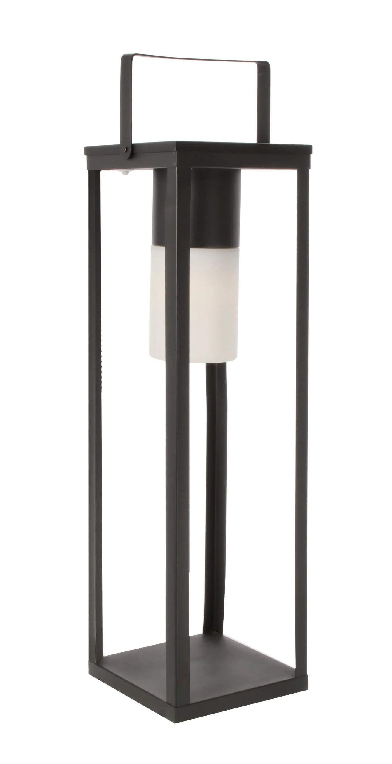 Bizzotto Solar Led Lamp H 75 Cm with Handle Square Black