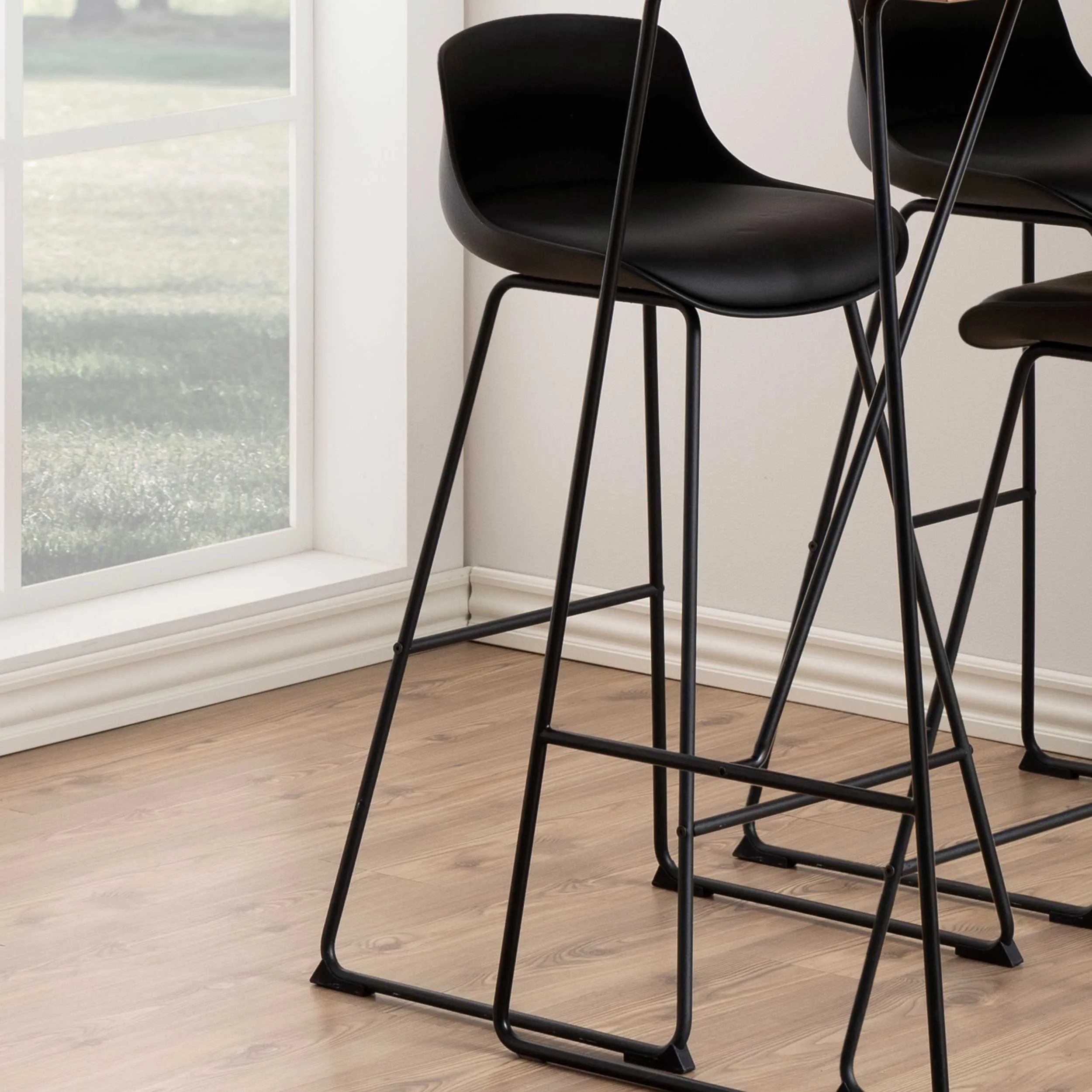 Tabouret de bar Tippi - noir