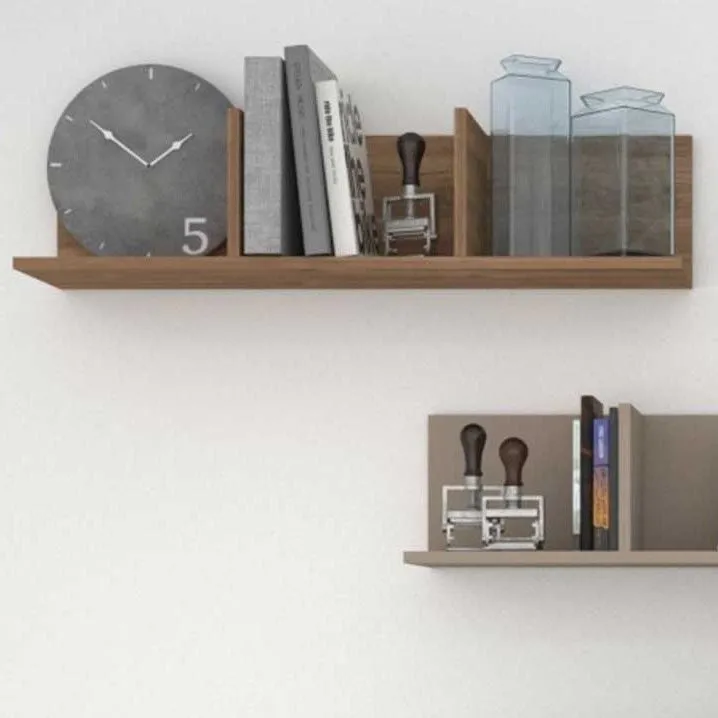 Tablette murale Boost - brun