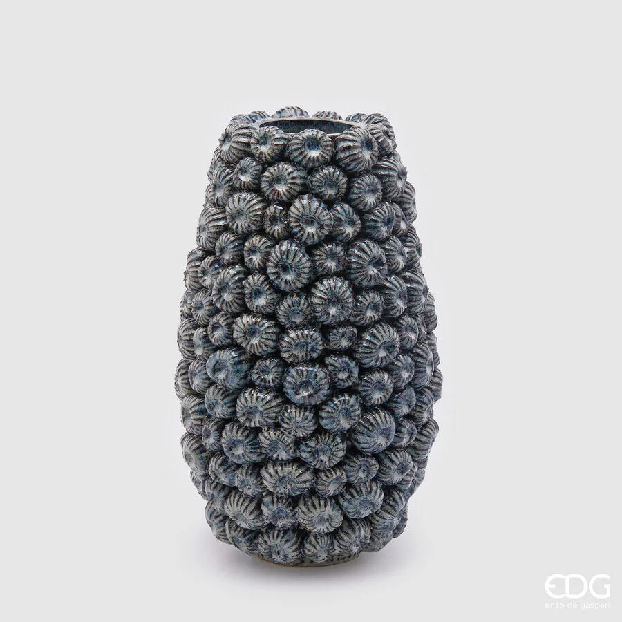 EDG Enzo De Gasperi Ricciomare Vase H 38 Cm D 23 Cm Ceramic Waterproof