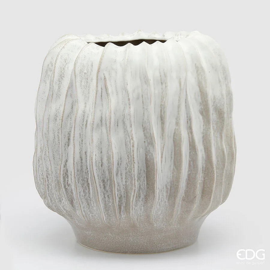 EDG Enzo De Gasperi Vase Chakra Stripes H 49 Cm D 48 Cm Waterproof Ivo