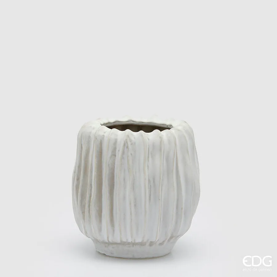 EDG Enzo De Gasperi Vase Chakra Stripes H 22.5 Cm D 22 Cm Waterproof I