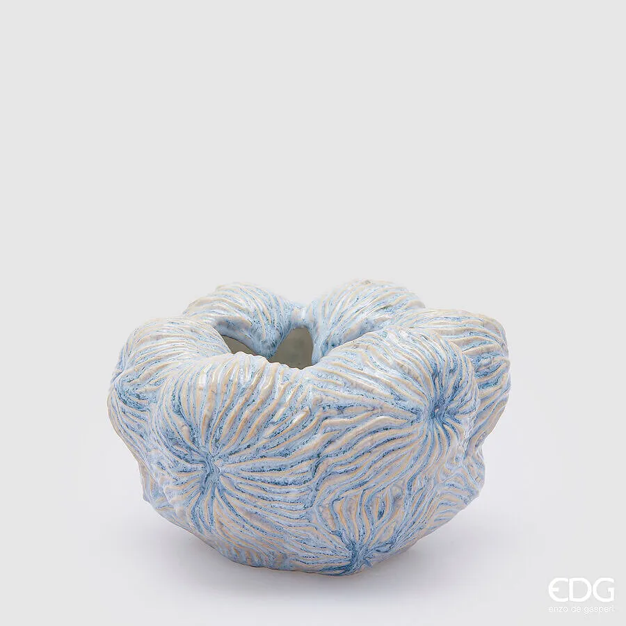 EDG Enzo De Gasperi Marine Chakra Vase H 12 Cm D 20 Cm Waterproof Whit