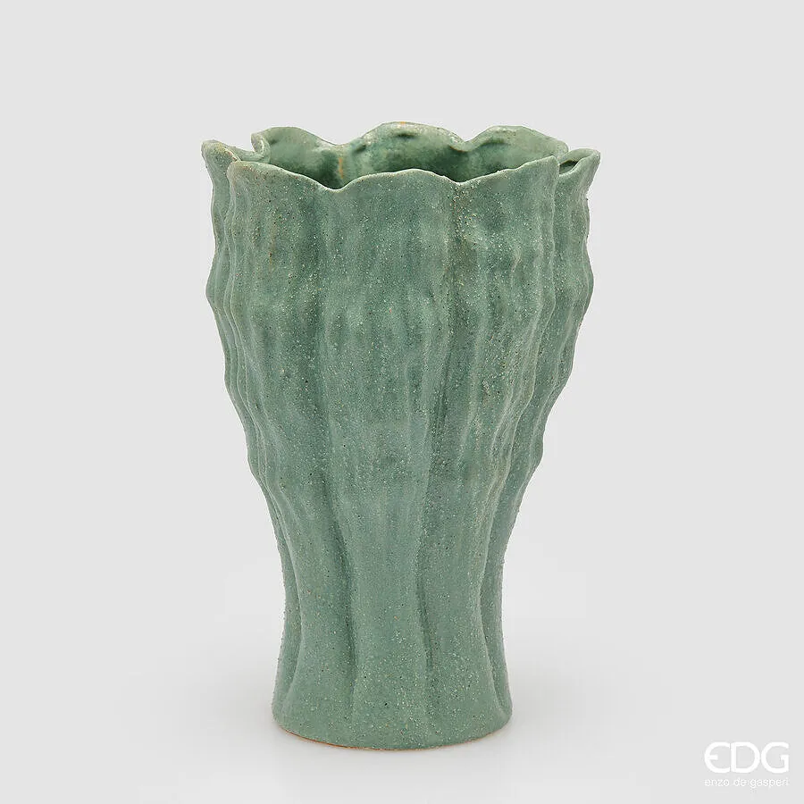 EDG Enzo De Gasperi Vase Chakra Sea Flower H 38.5 Cm D 25 Cm Waterproo