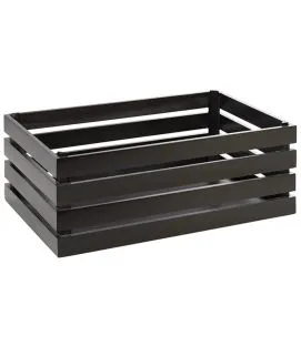 Présentoir à pâtisserie bois noir 530x325x200 mm Superbox Aps
