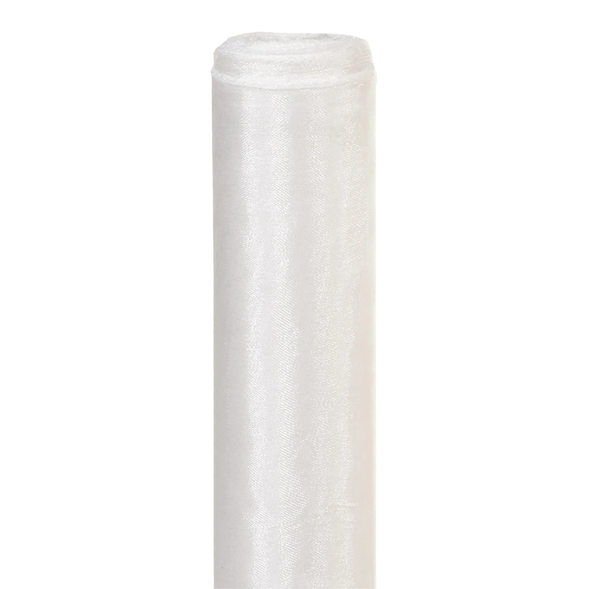 Piovaccari Organza Roll Single Tone H 50 Cm L 9 Mt White