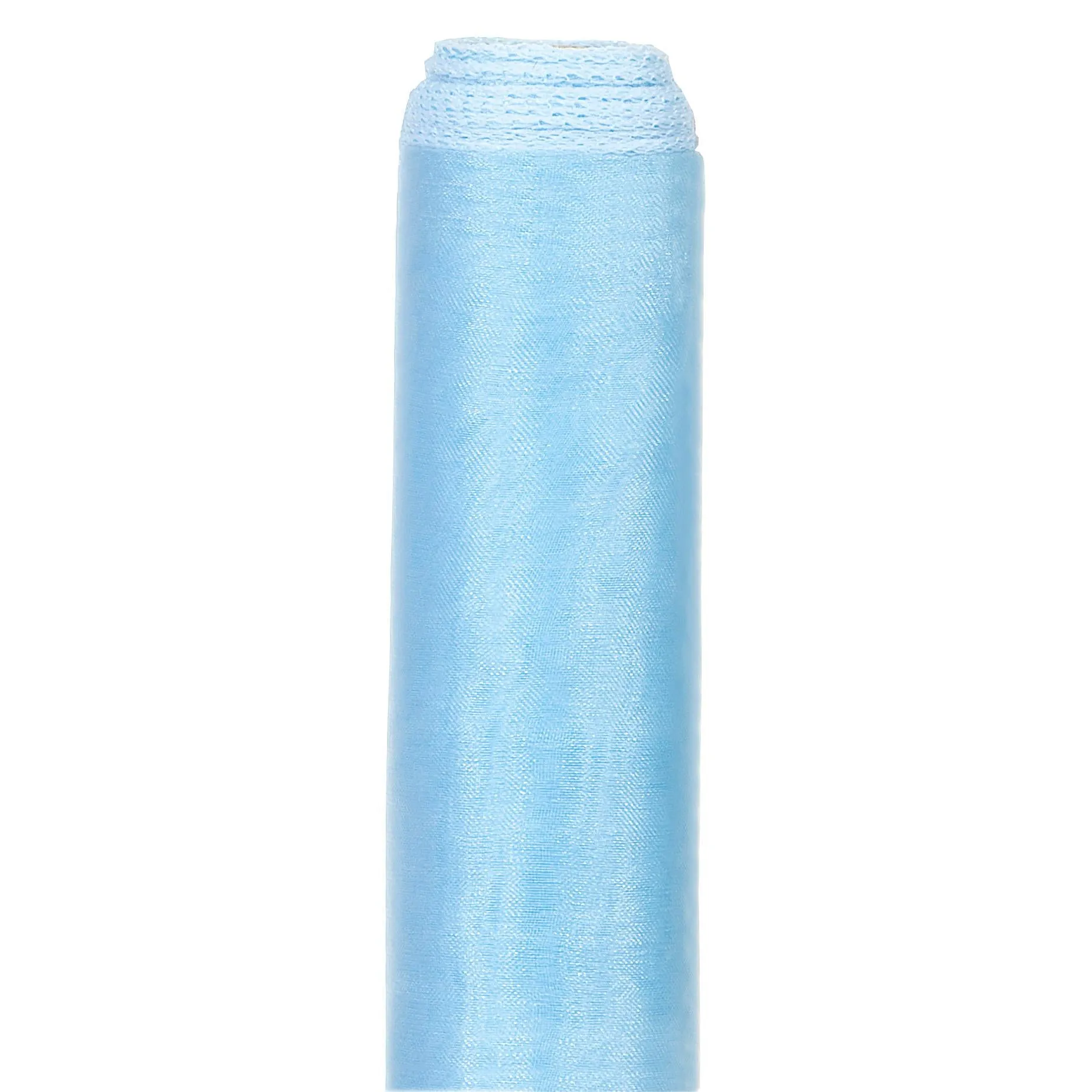 Piovaccari Organza Roll Single Tone H 50 Cm L 9 Mt Sky Blue