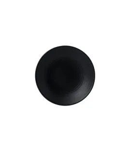Assiette creuse rond noir porcelaine Ø 24,3 cm Evo Dudson