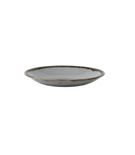 Assiette creuse rond gris porcelaine vitrifiée Ø 27,8 cm Harvest Dudson