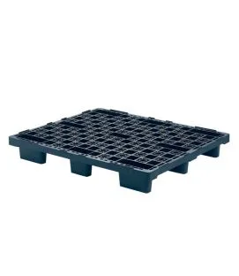 Palette rectangulaire noir plastique 10x12x16 cm 2000 kg Gilac