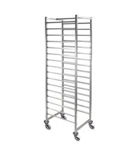 échelle boulangère 16 niveaux inox 40x60x173 cm plate_length 60 cm Gilac