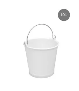 Seau blanc 10 L Gilac