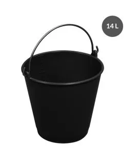 Seau gris 14 L Gilac