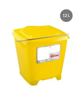 Seau jaune 12 L Gilac