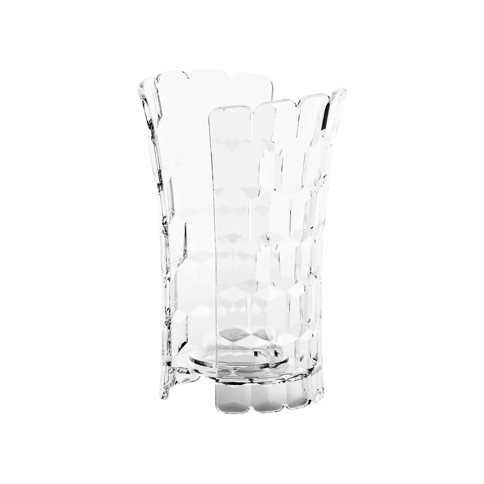 GUZZINI Vanity Bio-Based Cup Holder 12 x 10.3 cm H 18.30 cm Transparen