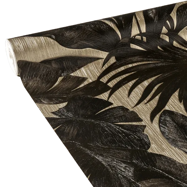 Versace Papier peint intissé GIUNGLA coloris noir - 4MURS