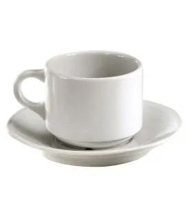 Tasse à déjeuner blanc porcelaine culinaire 30 cl Europe Pillivuyt