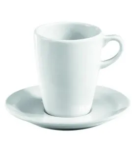Sous tasse à thé rond blanc porcelaine culinaire Ø 15 cm Bourges Pillivuyt