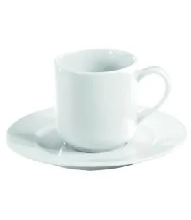 Sous tasse à café rond blanc porcelaine culinaire Ø 13,4 cm Sancerre Pillivuyt