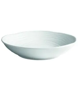 Assiette creuse rond blanc porcelaine culinaire Ø 23 cm Teck Pillivuyt