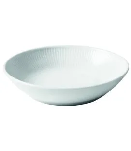 Assiette creuse rond blanc porcelaine culinaire Ø 20 cm Plisse Pillivuyt