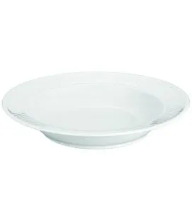 Assiette creuse rond blanc porcelaine culinaire Ø 22 cm Plisse Pillivuyt