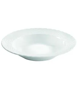 Assiette creuse rond blanc porcelaine culinaire Ø 22,9 cm Basket Pillivuyt