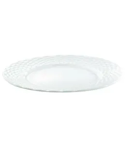 Assiette plate rond blanc porcelaine culinaire Ø 22 cm Basket Pillivuyt