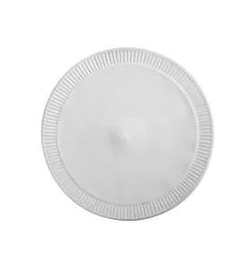 Assiette extra plate rond blanc porcelaine culinaire Ø 25 cm Plisse Pillivuyt