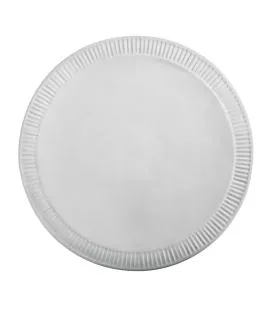 Assiette plate rond blanc porcelaine culinaire Ø 30 cm Plisse Pillivuyt