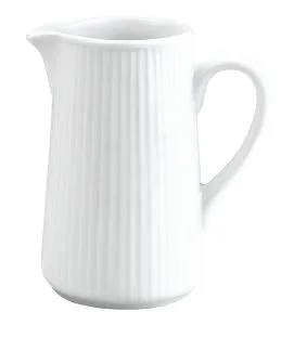 Pot à lait blanc porcelaine culinaire 47 cl Plisse Pillivuyt