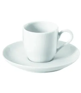 Sous tasse à espresso rond blanc porcelaine culinaire Ø 12,7 cm Cecil Pillivuyt