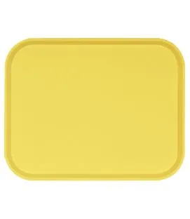 Plateau polyester jaune 46x36 cm Poly Str Platex