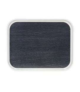 Plateau polyester gris 46x36 cm Poly Styl Platex