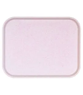 Plateau GN1/1 polyester rose 53x32 cm Poly One Platex