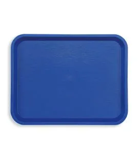 Plateau polyester bleu 35x27 cm Fast Food Platex