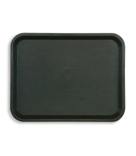 Plateau polyester noir 35x27 cm Fast Food Platex