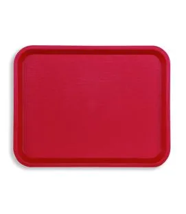 Plateau polyester rouge 35x27 cm Fast Food Platex
