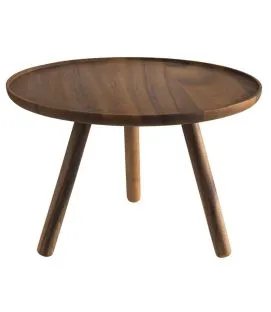 Présentoir à pâtisserie acacia Ø 300 mm 200 mm Acacia Aps