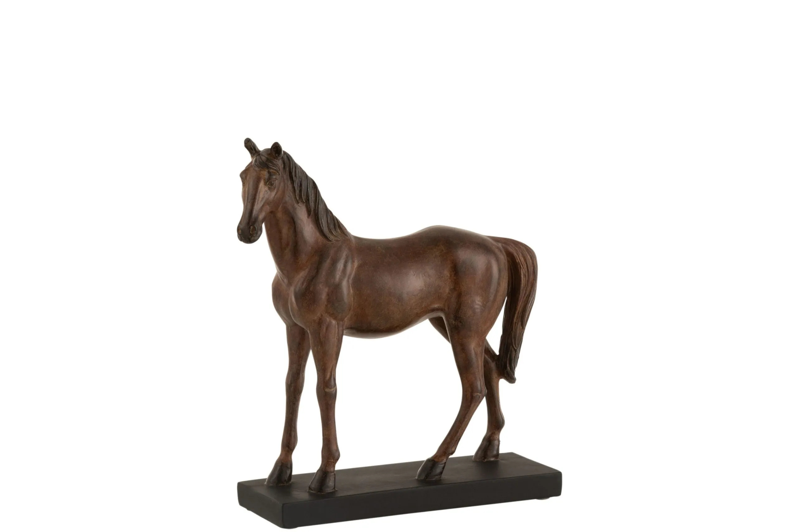 Cheval resine marron small